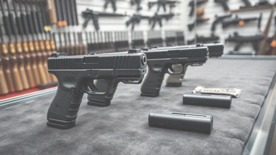 Jakie są różnice w cenach między poszczególnymi generacjami pistoletów Glock?