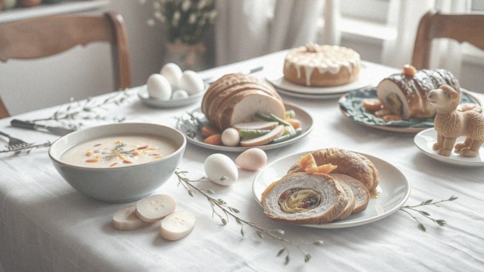 Jakie potrawy są często podawane na stole wielkanocnym?