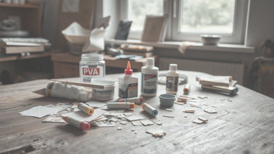 Jakie rodzaje klejów można wykorzystać jako alternatywę dla kleju do decoupage?