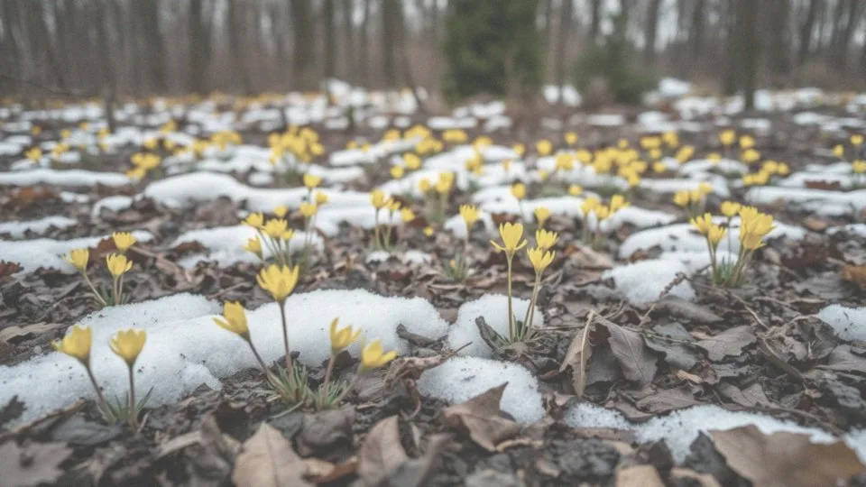 Gdzie występuje rannik zimowy w naturze?